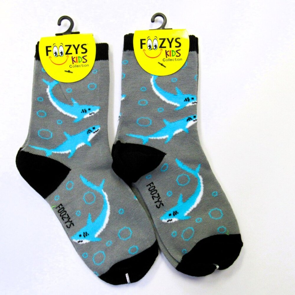 2 Pairs Foozys Kids Collection Boys Girls Unisex  Novelty Fun Socks Dolphin